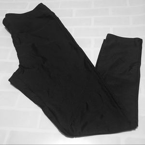 Express High-waisted Shine Leggings - Blk